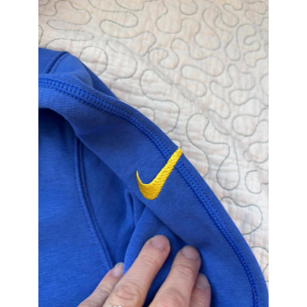 Nike NFL Los Angeles Rams Blue and Yellow Hoodie Size Medium #463 - Picture 5 of 7